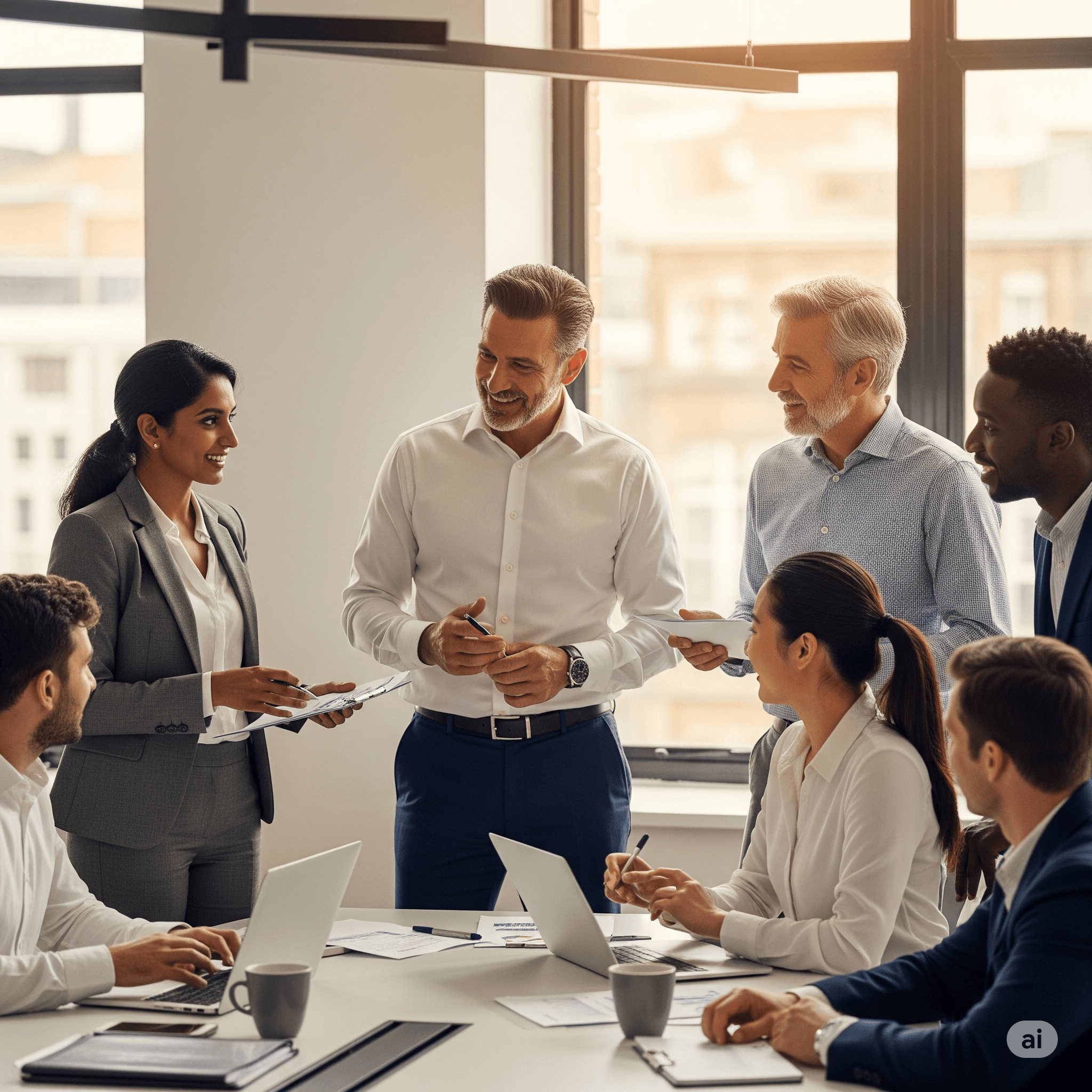 Speaker on Stage at Tech Event